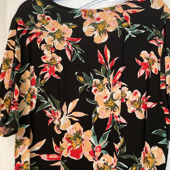 Roxy Black Floral Dress - Picture 6 of 7